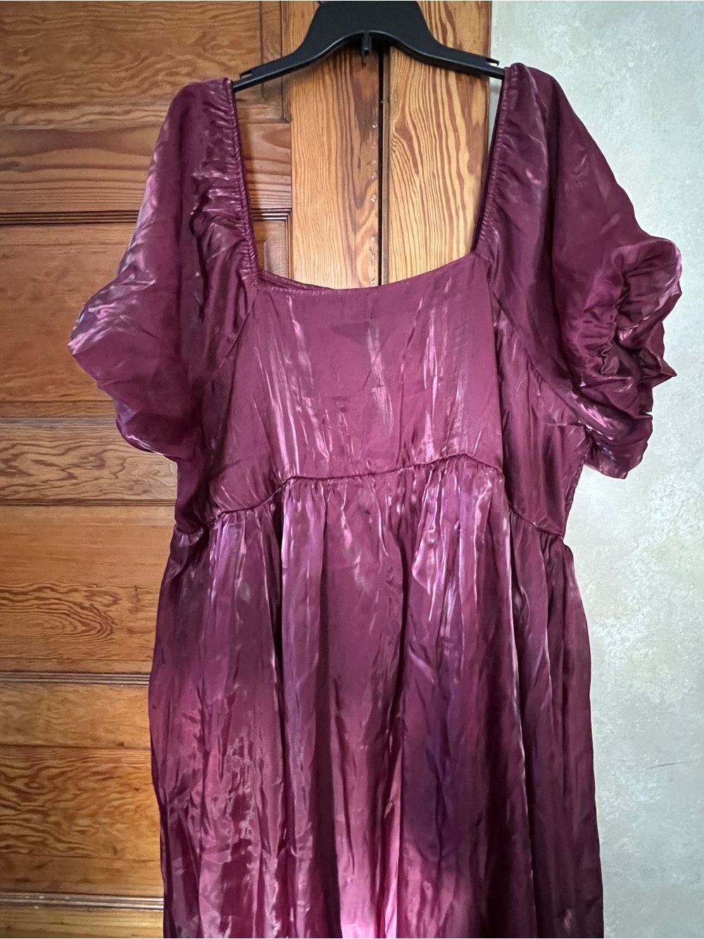 One Loved Babe Ren Faire Fairy Medieval  Coquette Puff Sleeved Dress Size 4XL